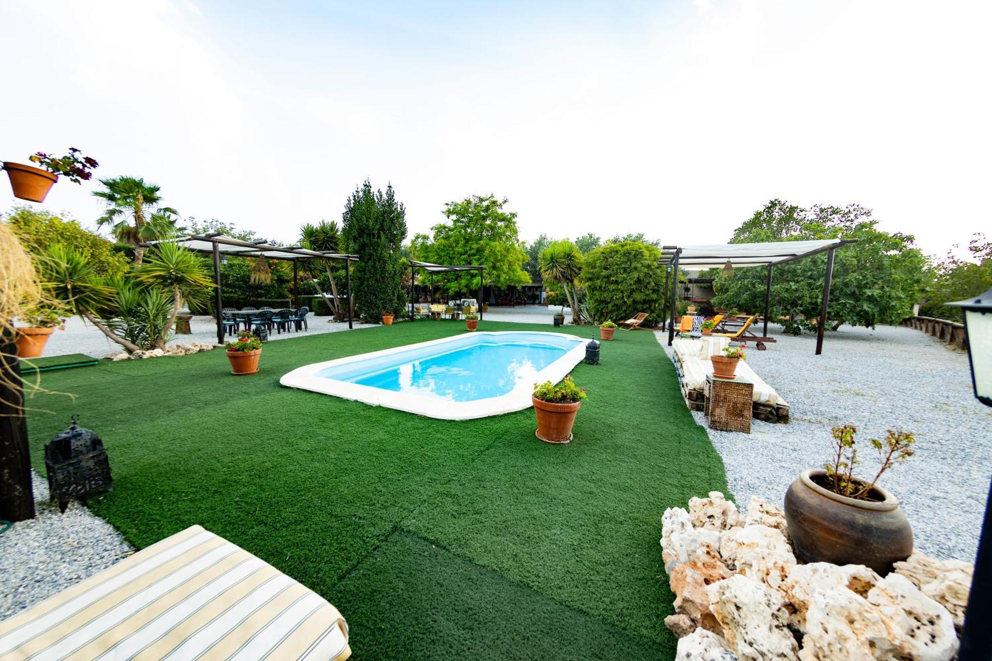 La Cuadra, Finca A Los Pies De Sierra Nevada, A 10 Minutos Del Centro, Piscina, Jardin, Barbacoa 라 수비아 외부 사진