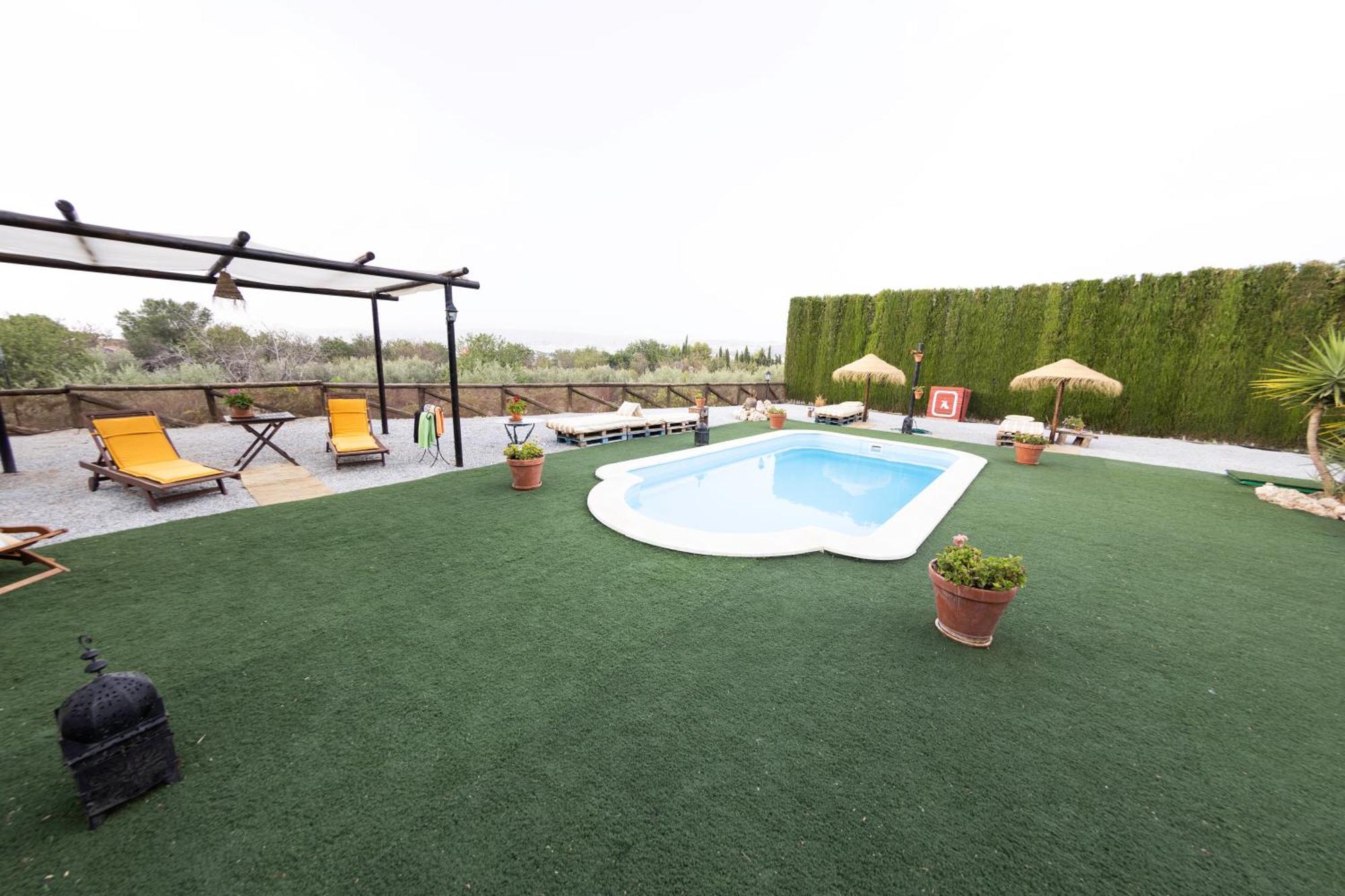 La Cuadra, Finca A Los Pies De Sierra Nevada, A 10 Minutos Del Centro, Piscina, Jardin, Barbacoa 라 수비아 외부 사진