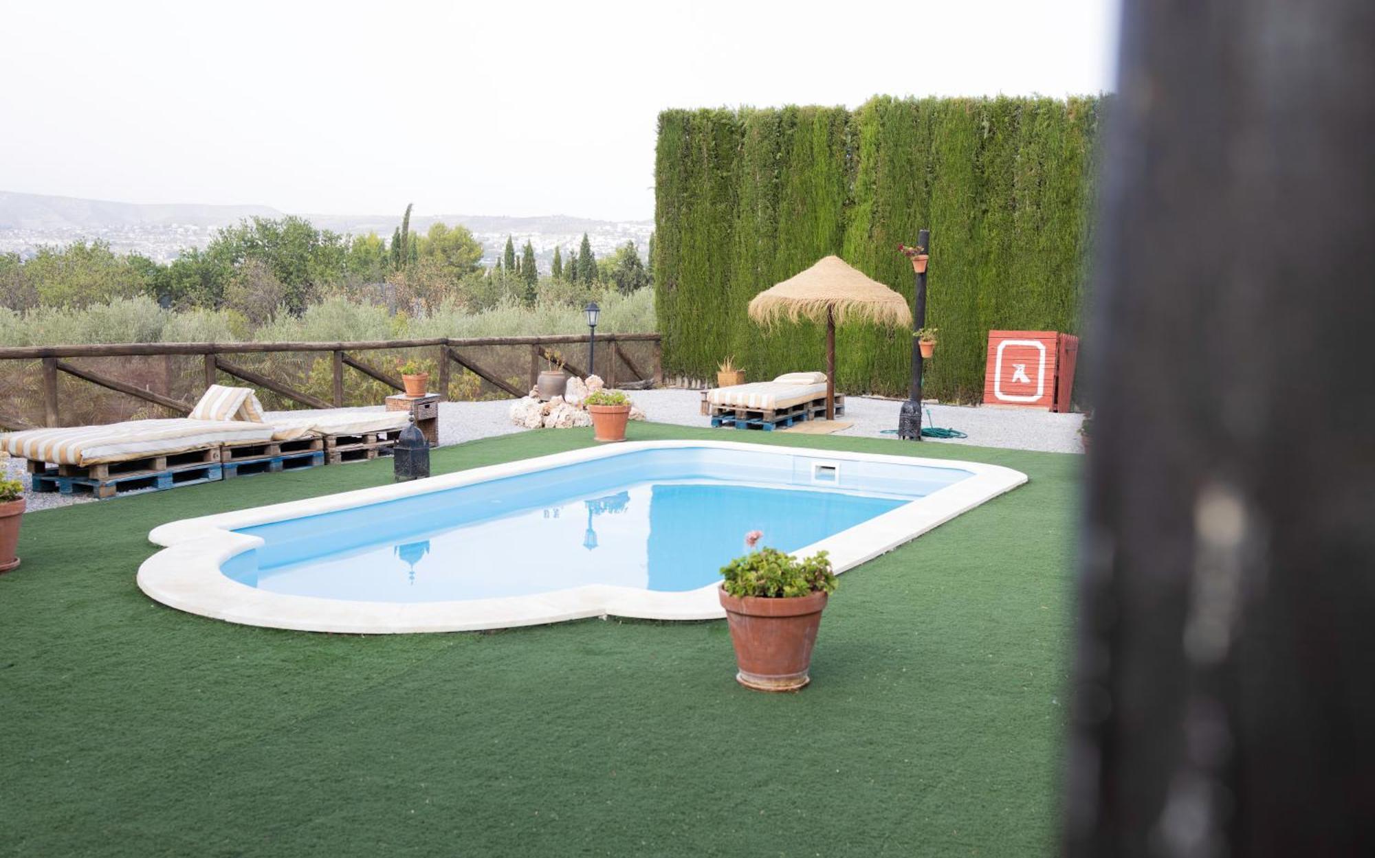 La Cuadra, Finca A Los Pies De Sierra Nevada, A 10 Minutos Del Centro, Piscina, Jardin, Barbacoa 라 수비아 외부 사진
